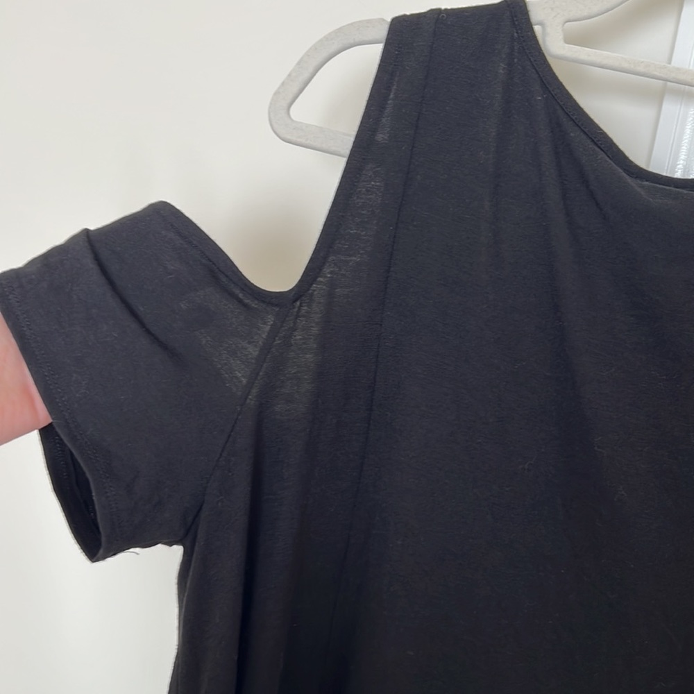 Torrid cold shoulder knit dress with crisscross neck detail - Picture 4 of 4